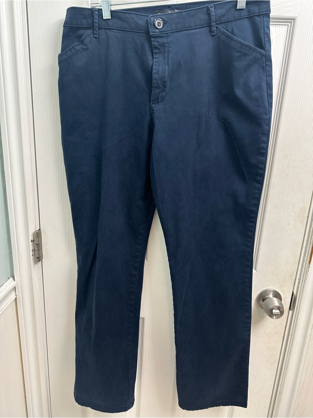 Lee Women’s Navy Casual Chino Pants-sie14